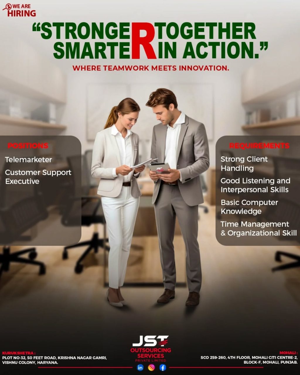 Instagram post from jstoutsourcingpvt.ltd. This post is in position 2.