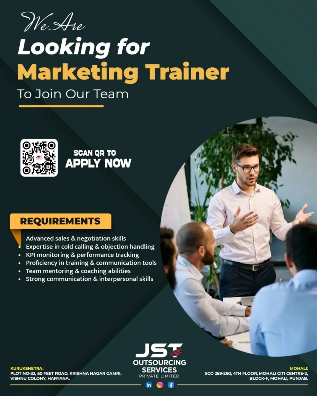Instagram post from jstoutsourcingpvt.ltd. This post is in position 3.