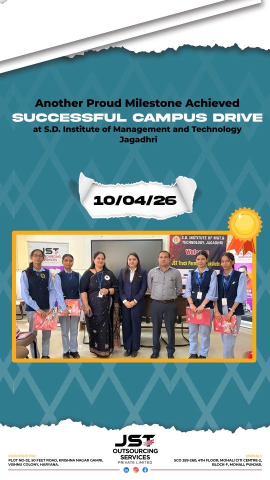 Instagram post from jstoutsourcingpvt.ltd. This post is in position 3.