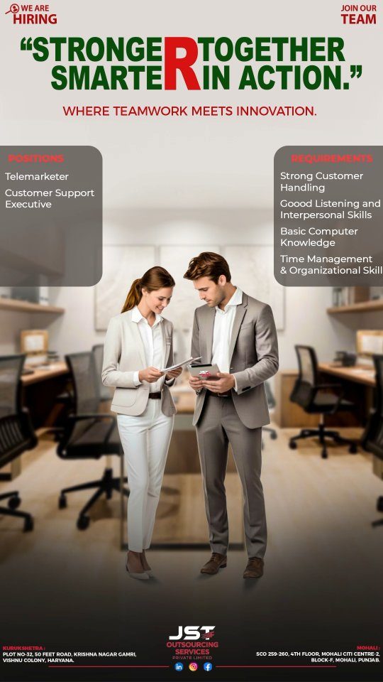 Instagram post from jstoutsourcingpvt.ltd. This post is in position 1.