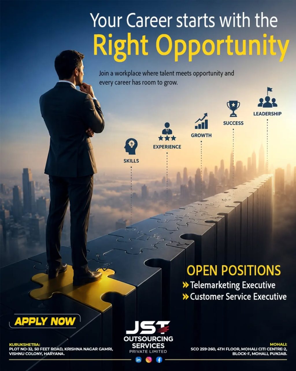 Instagram post from jstoutsourcingpvt.ltd. This post is in position 3.